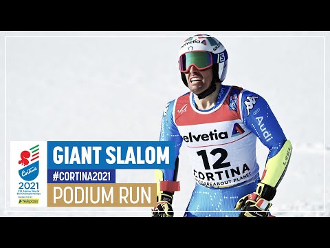 Luca De Aliprandini | Silver | Men&#039;s Giant Slalom | 2021 FIS World Alpine Ski Championships